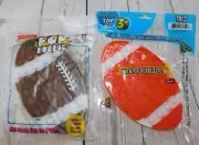 Lot of 2 POP IT BUBBLE Football Sensory Fidget Toys Brown/Orange NEW/SEALED CV65