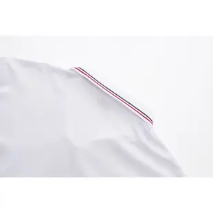 FILA 男吸濕排汗長袖POLO衫-白色 1POY-1700-WT