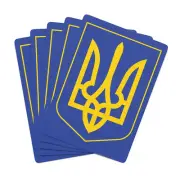 Ukraine Playing Cards Unique Poker Cards With Ukraine Coat of Arms