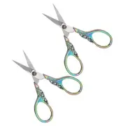 2pcs Sewing Scissors Stainless Steel Shears Scissors Durable Shears Colorful