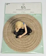 Mayberry Street Miniature Woven Circle Rug 1 Pc ~ DOLL NOT INCLUDED