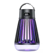 AGSIVO Cordless LED Digital Display Electric Mosquito Bug Zapper Mosquito Killing Lamp Fly Trap Camp Lamp with Rechargea