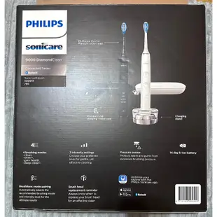 PHILIPS sonicare 9000 DiamondClean 電動牙刷（白色）