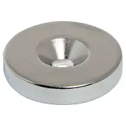 25mm x 5mm Rare Earth Magnet Countersunk