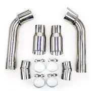 For Camaro 10-15 V8 3" Dual Axle Back FlowMaxx Exhaust Straight Pipe CB-1211A