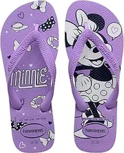 [havaianas] Mens Adults Top Disney Thongs Flip Flops - Prisma Purple - 6/7 UK