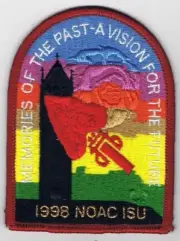 Boy Scout OA Order of the Arrow 1998 NOAC Pocket Patch