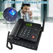 4G WIFI Fixed Phone Desktop Telephone GSM SIM Card LCD Office Home Call Center
