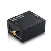 Optical Coaxial Toslink Digital to Analog Audio Converter Adapter RCA 3.5mm r
