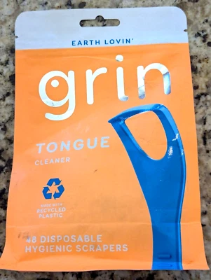 Grin Oral Care Tongue Cleaner - 48ct