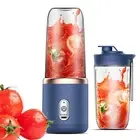 Portable Blender 400ml Multifunctional Personal Juicer Cup USB Fruit Mixer for