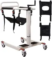 Paralyzed Elderly Lift Patient Lift Aid Transfer,Wheelchair Patient Transfer Chair,Wheelchair to Car Transfer Devices,Bedside Toilet Chair,for Elderly and Disabled Bedridden Elderly Care