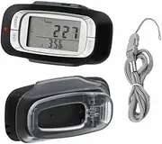 Pedometer for Walking 3D Step Counter, Larger Display Waterproof Pedometer with Removable Clip and Lanyard