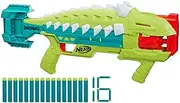 Nerf DinoSquad Armorstrike Dart Blaster 8 Dart Rotation Drum Handle 16 Nerf Elite Darts Ankylosaurus Design