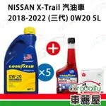 【保養套餐】NISSAN X-TRAIL三代 0W20雙脂1LX5油+芯 完工價 含安裝服務(車麗屋)