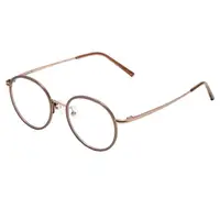 在飛比找PChome24h購物優惠-【CARIN】鈦金屬 光學眼鏡鏡框 ELLE+ C3 圓框眼