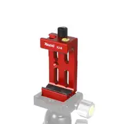 Tripod Head Bracket Mobile Phone Holder Clip For Phone Flashlight Microphone Red