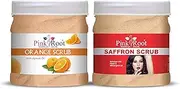 Pink Root Orange Scrub 500gm with Saffron Scrub 500gm