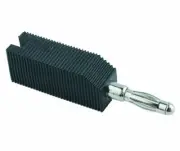 4mm Black Stackable Banana Test Plug Connector
