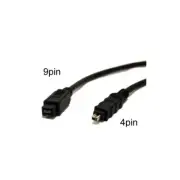 9 Pin to 4 Pin Firewire-800/400 Bilingual Cable (18" / 0.5m)