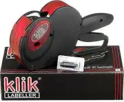 klik K16 - 2 Line Price Date Gun + 1000 free Price Labels + spare Ink Roller