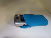 Flip Top Aqua Blue Soft Padded Pouch Sleeve for Neo Geo Pocket Color V1
