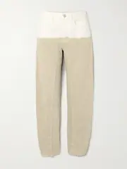 [Jil Sander] Jil Sander - Dégradé Frayed Mid-rise Straight-leg Jeans - Light brown - FR 38 FR 38 Brown
