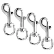 Flag Clips Swivel Snap Hooks, 4Pcs Stainless Steel 2.8 In Swivel Eye Snap HookS