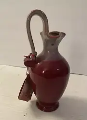 Tumbleweed Pottery Rebecca's Rebekah's Pitcher Ewer Red & Gray