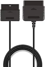 Controller Extension Cable Cord Compatible with Playstation 1 2 PS2/PS1-1.8M, Black
