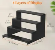 4 Tier Cologne Stand for Men,12 Inch Perfume Organizer for Dresser