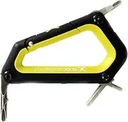 Click Carabiner Carabiner for Snowboarding, Black/Yellow