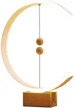 YIEONSHION Modern Desk lamp Smart Magnetic Balance Lamp, Bedside Table Lamp Suspension Balance Light Creative LED Night Light Wood Desk Lamp Fun Birthday Present Home Dorm