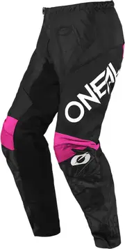 ONeal Element Shocker S25, textile pants women , color: Black/Pink , size: 26 (1/2)