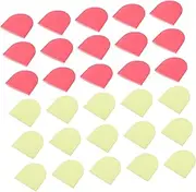 SWOOMEY 80Pcs Microphone Covers Durable Sponge Microphone Accessories for Ktv Bars and Live Events Easy to Install Protective Voice Tube Covers Moisture Resistant Simple Design