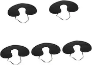 ULTECHNOVO 5pcs Labor Protection Shoulder Pad Wrap Neck Pulley Arm Cuff Strap Pads Straps Brace Sleeve Cervical Padded Sling Seat Strap Padding Goods Accessory Carrying Supply Cloth Black
