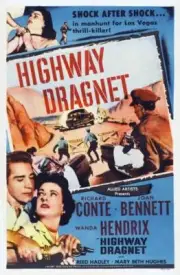 Highway Dragnet Poster Wanda Hendrix Bottom OLD MOVIE PHOTO