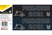 Penrith Panthers NRL 2021 Premiers iTag Two Decal Sheet Sticker!