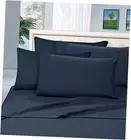 1500 Thread Count Egyptian Quality 6 Piece Wrinkle Free and Fade Resistant