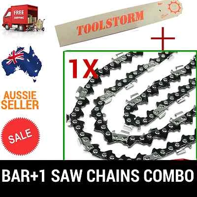 12" CHAINSAW BAR & 1 CHAIN COMBO FIT ROK 150-76-50272 300MM 25CC 12" CHAINSAW