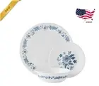 12 Pieces Dinnerware Set Dishwasher Microwave & Freezer Safe Service for 4 Blue