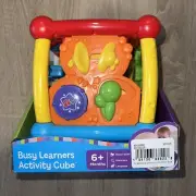 VTech Busy Learners Activity Cube Baby Newborns Sensory Toy Light up 6+ Months