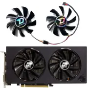 Cooler Cooling Fan Repair Parts for POWERCOLOR RX590 8GB Red Dragon GraphicsCard