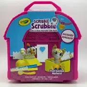 Crayola Scribble Scrubbie Color & Clean Pets Backyard Bungalow Playset Toy