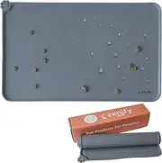 Zenify Pets Dog Cat Bowl Feeding Mat Non-Stick Silicone Pad for Food Water Kibble