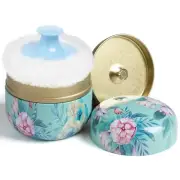 Body Powder Puff and Container for Dusting Powder,Powder Puff for Body Powder