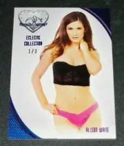 2016 Benchwarmer ALISON WAITE Eclectic #116 Blue Foil Insert/3 PLAYBOY Playmate