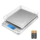 Digital Food Scale, 3KG Digital Kitchen Scale Weight Grams and Oz, 1G/0.1Oz High