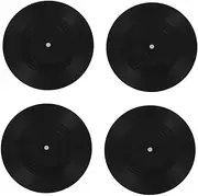 STOBAZA 4pcs Funny Record Design Fridge Magnets Music Magnets for Refrigerator Retro Decorative Stickers Office Cabinet Lockers
