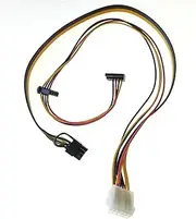 Motherboard 10Pin to PCI-E 8Pin 6PIN SATA 4Pin IDE Molex Computer HDD Power Cable for SE Se316M1 Se326m1r2 Server